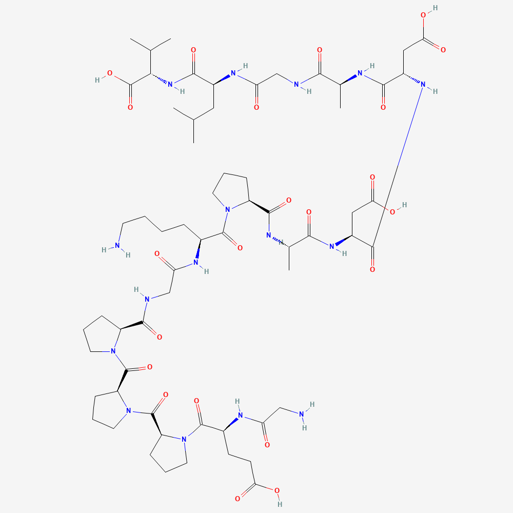 Structure moléculaire 2D — BPC-157