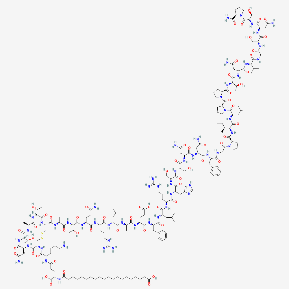 Structure moléculaire 2D — CAGRILINTIDE