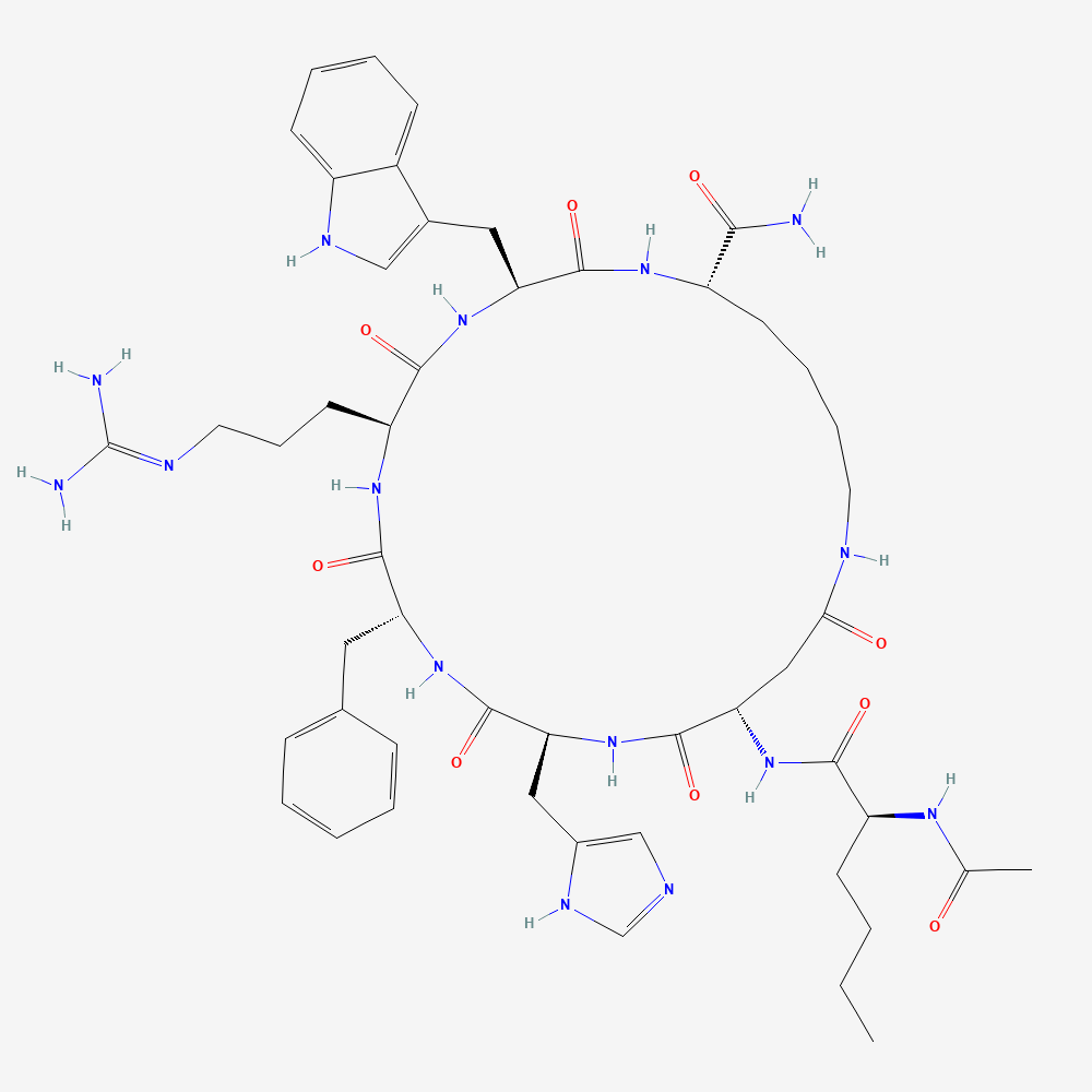 Structure moléculaire 2D — MELANOTAN 2